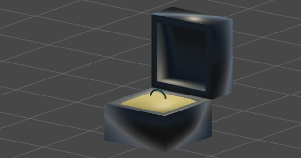 指輪ケース 3Dモデル