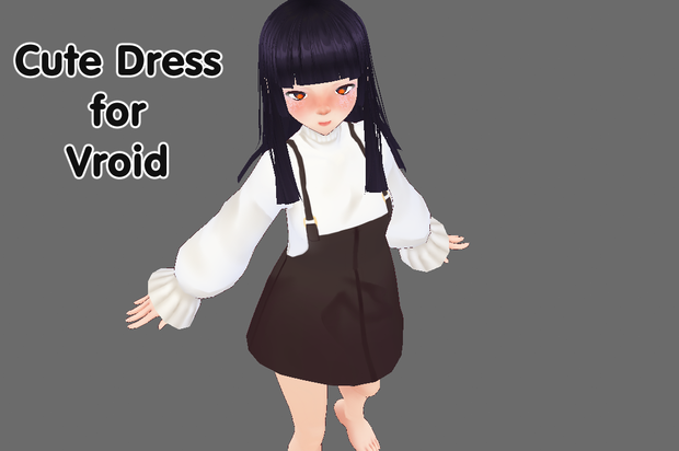 cute dress for vroid