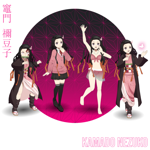 Nezuko《禰豆子》3Dモデル 