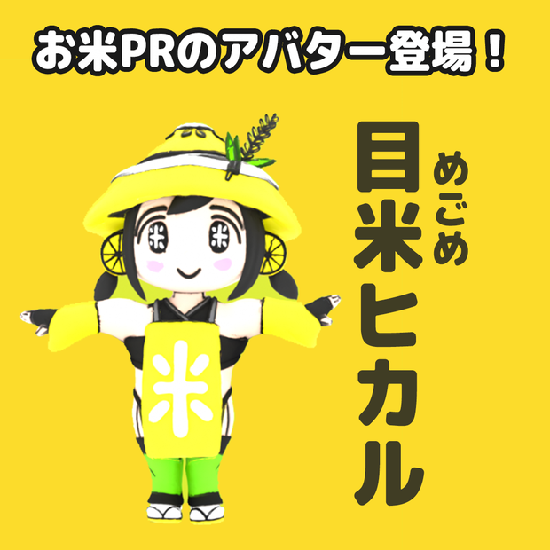 【３Dモデル】目米ヒカル【アバター】