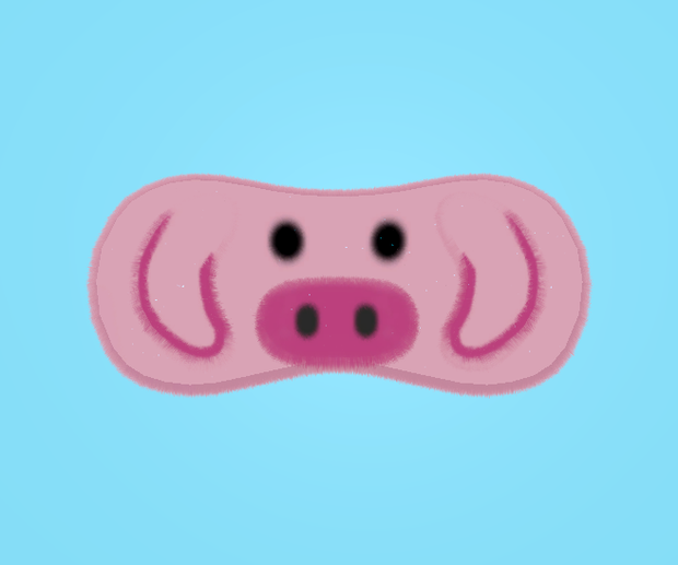 Pig eye mask
