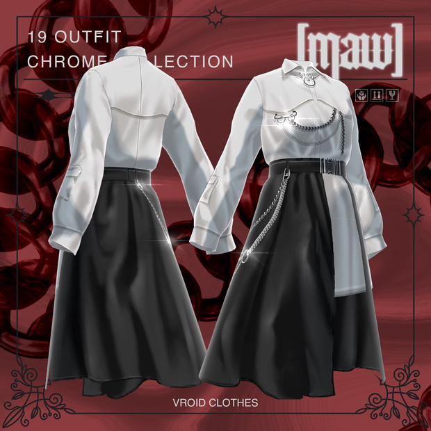 19 OUTFIT VROID by [maw]