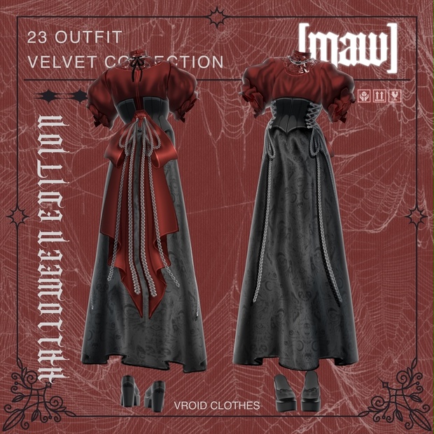 23 OUTFIT VROID by [maw] HALLOWEEN EDITION - [maw] - BOOTH