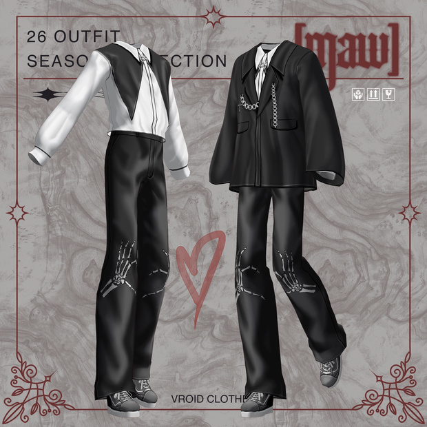 26 OUTFIT VROID by [maw] HALLOWEEN EDITION