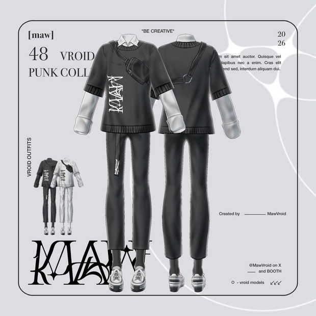 48 OUTFIT VROID by [maw]