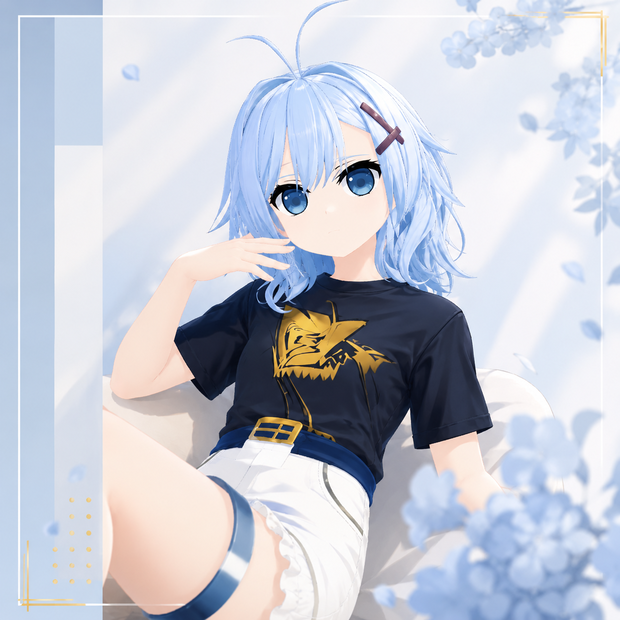 【3Dモデル / VRM】Elle - Generated by AnimeArt (Neural4D) 【VRChat・VTuber対応】
