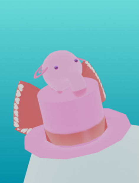 びっくり帽子・リボンハットピンク