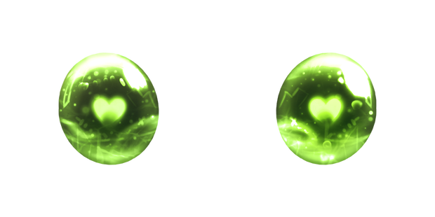 VRoid Heart Eyes Flower Green