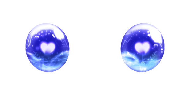VRoid Heart Eyes Royal Blue
