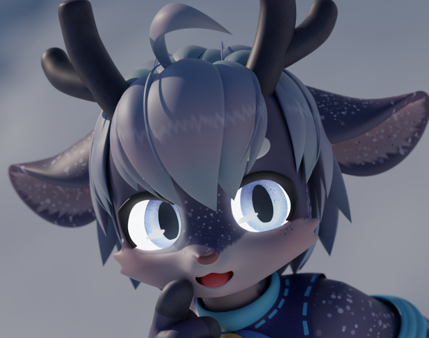 [BlueGuaShop] -3Dモデル-ラビ-Rabi- Its Rabi not rabbit
