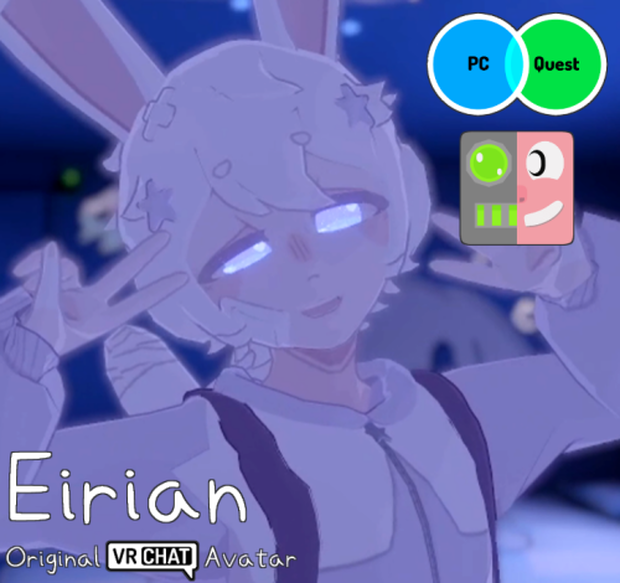 VRChat Avatar - Eirian (FBT + VRCFT + PC/QUEST)