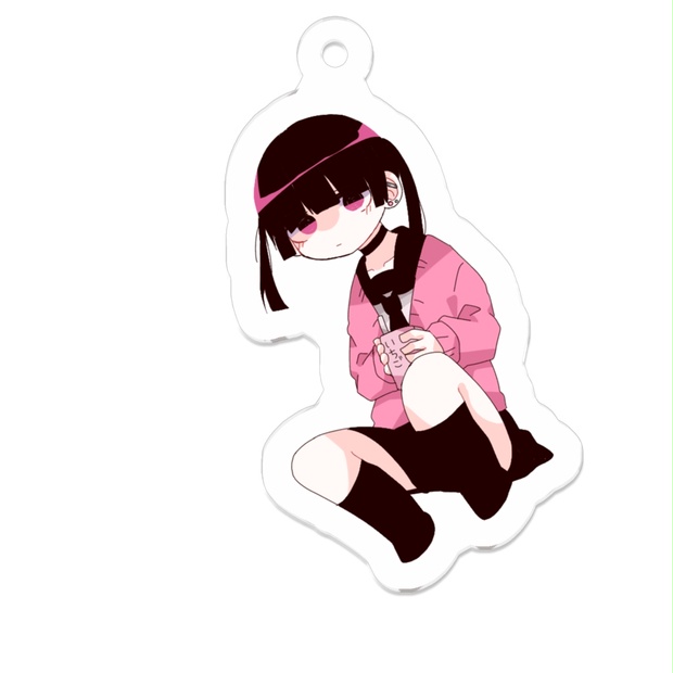 苺みるくに溺れた少女ストラップ
