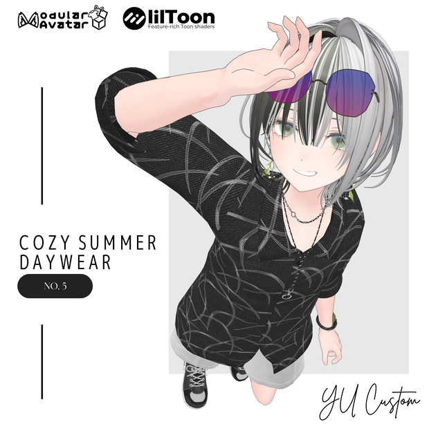 Cozy Summer Daywear【3D衣装モデル】 Lowtus・森羅 対応