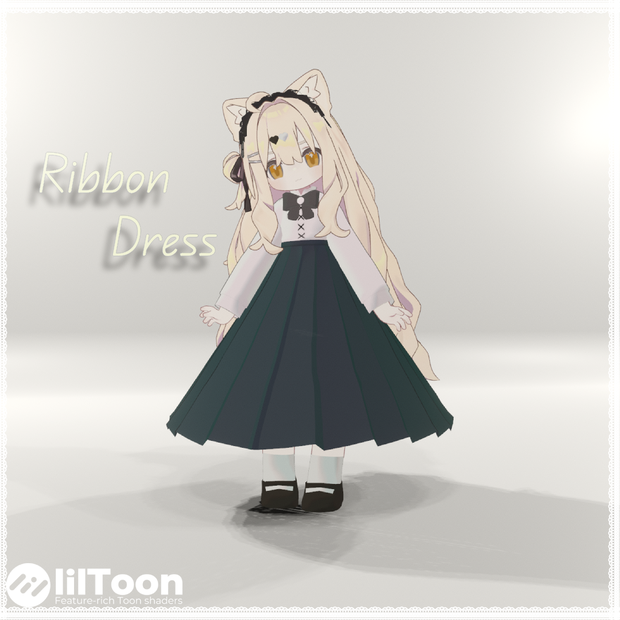 【VRChat想定】Ribbondoress【キプフェル対応】