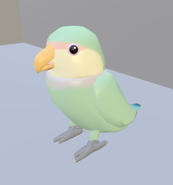 【VRChat】コザクラインコ【３Dモデル】