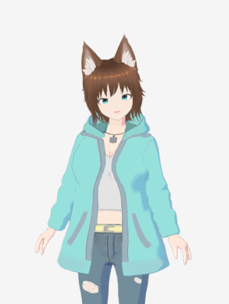 【VRoid】ルナ【3Dモデル】