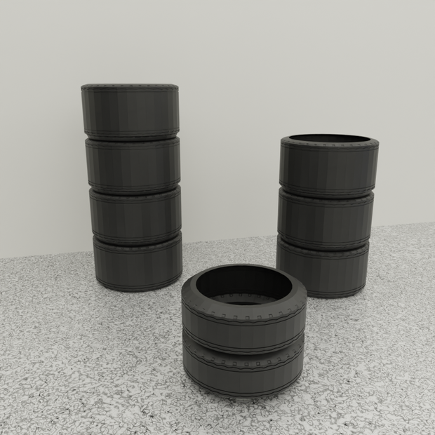 タイヤ（Blenderモデル）