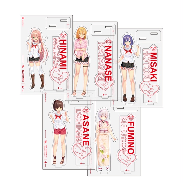 ぬきたし立ち絵アクリルスタンド - Qruppo Shop - BOOTH