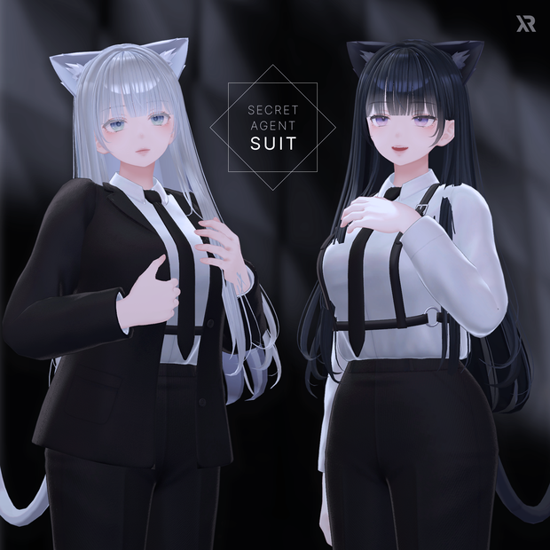 【3Dモデル】Secret Agent Suit For Shinra/森羅
