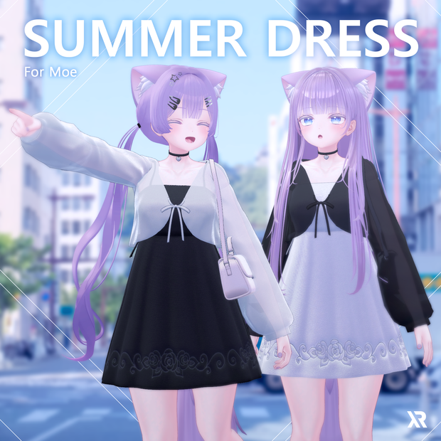 【3Dモデル】Summer Dress / 3 Avatar