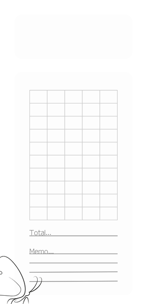 貯金シート(自由記載)～ワンポイント～