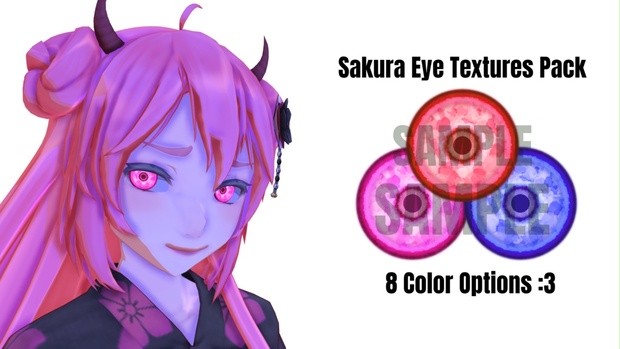 Sakura Eye Texture Pack - Void Of Imagination - BOOTH