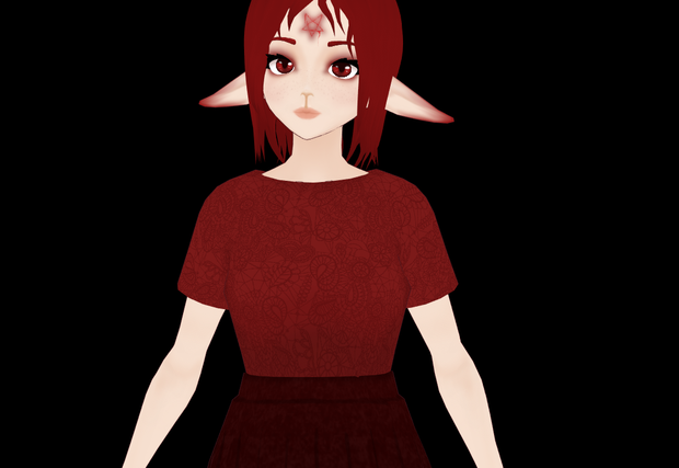 shirt with pattern ||  パターンのシャツ VRoid