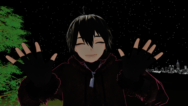 【VRoid用】笑顔 Hand Open アニメーション【配布】