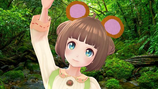 Vroid用クマ耳