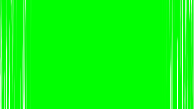 Vertical Lines Green Screen