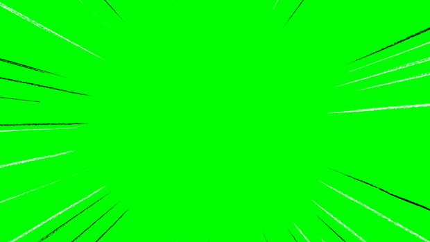 Intensive Pencil Lines Green Screen