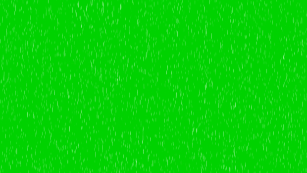 Rain Falling Green Screen