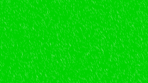 Rain Falling Green Screen 2