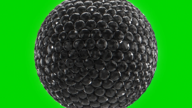 Disco Ball Footage Loop Green Screen 3
