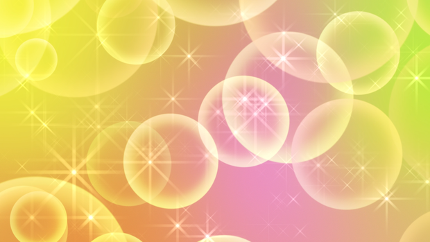 Fantasy Star Particles And Bokeh Loop
