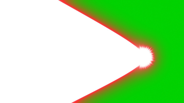Red Beam Green Screen