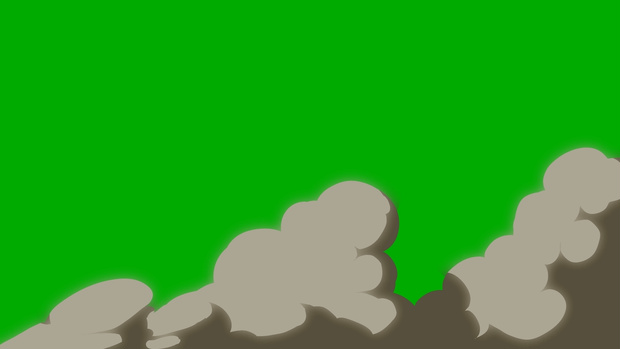 Anime Smoke Effect Green Screen 3