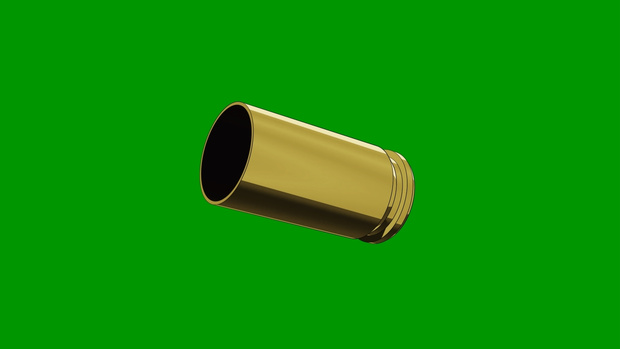 Anime Bullet Cartridge Green Screen Loop 4