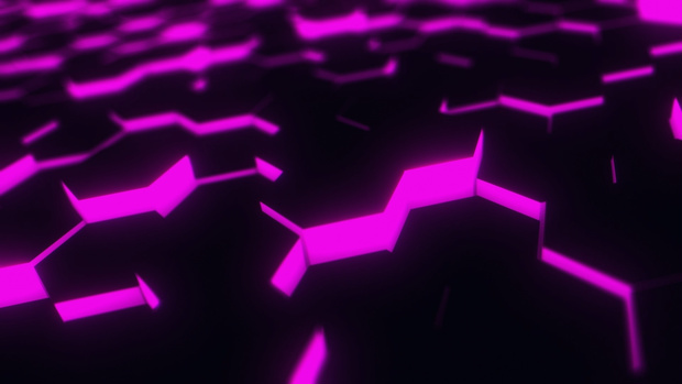 Displaced Hexagons Background Loop