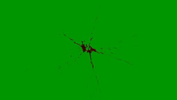 Blood Explosion Green Screen 3