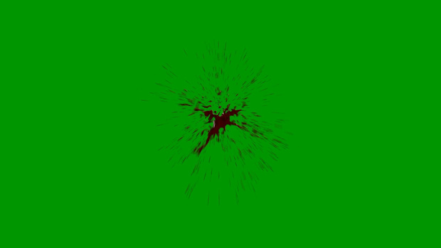 Blood Explosion Green Screen 6