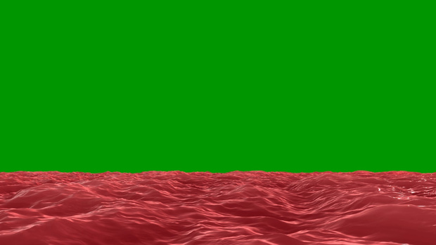 Ocean Waves Loop Green Screen 6