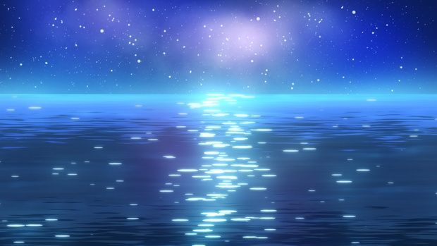 Anime Night Ocean