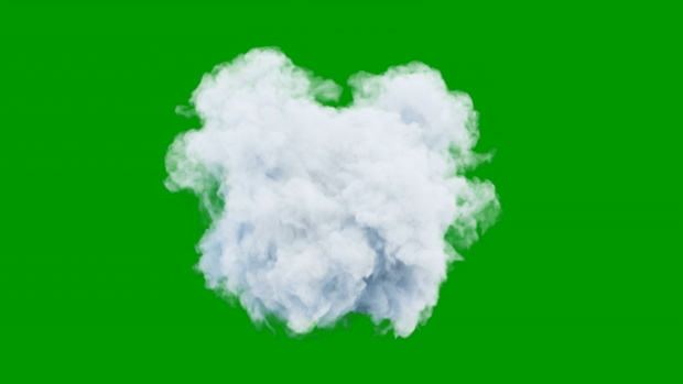 Cloud Rotation 360 Green Screen 7