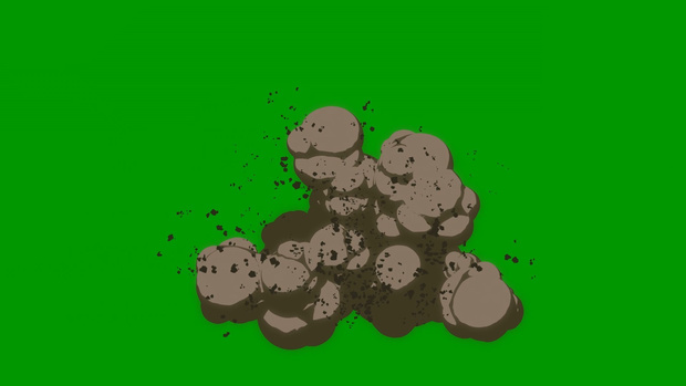 Anime Smoke Effect Green Screen 11