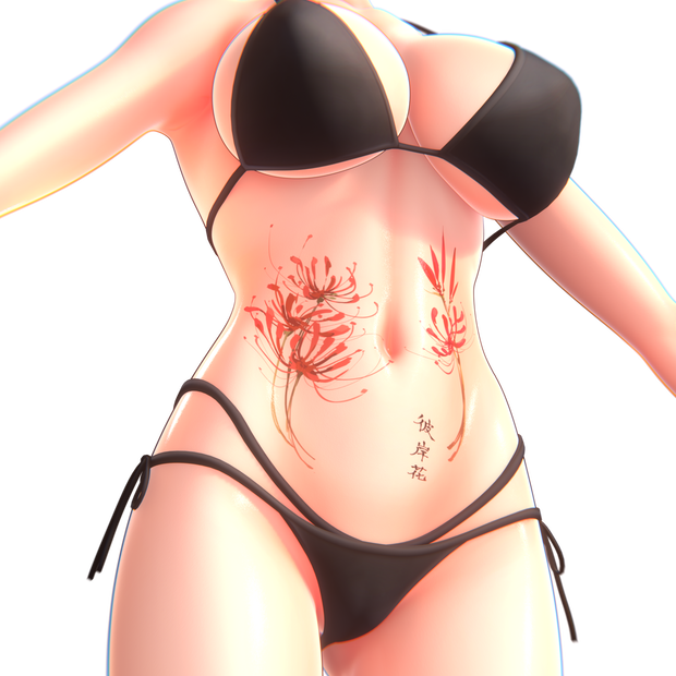 (無料)美しいNPRskin（Blender4.4） Free download of sample files