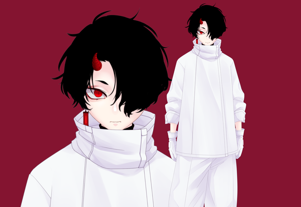 【Live2D model】オニノコ 赤【VST対応】