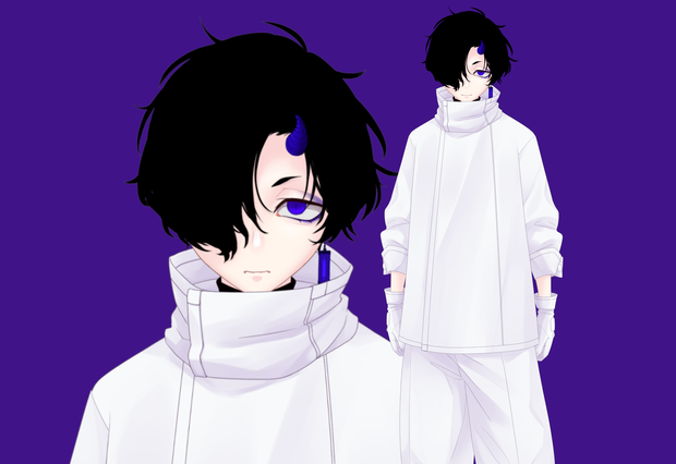 【Live2D model】オニノコ 青【VST対応】