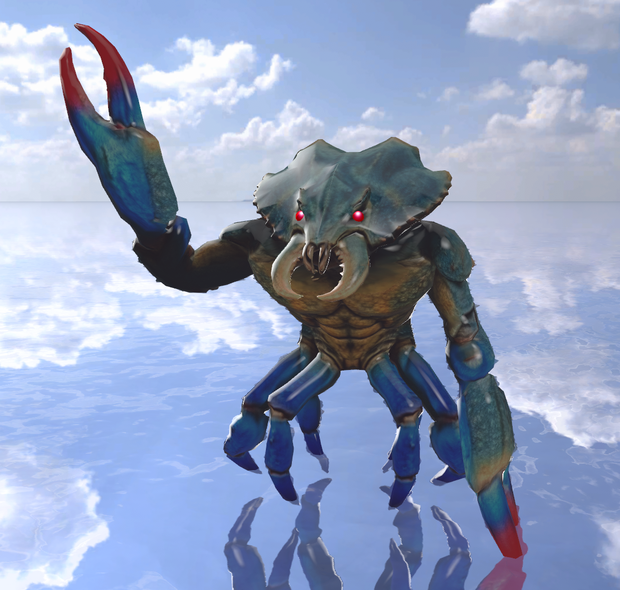 甲殻怪獣シェタッグ（VRMアバター）
