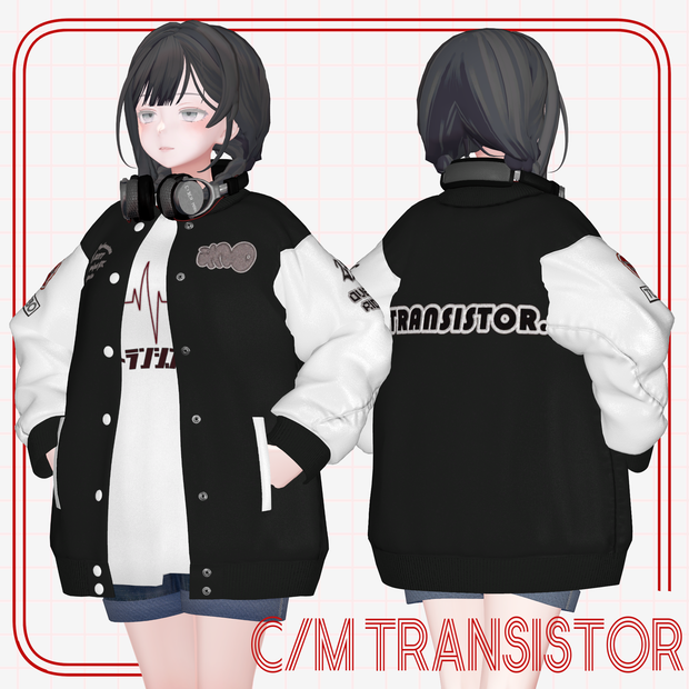 [18 Avatar] Varsity Jacket [C/M TRANSISTOR]   (スタジャン 「C/Mトランジスタ」)